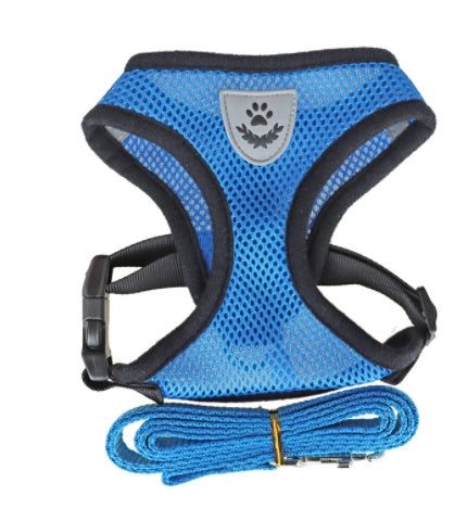 Adjustable No-Pull Mesh Dog Harness
