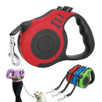 Retractable Dog Leash with One-Touch Brake – Tangle-Free Nylon Lead for Small & Medium Dogs