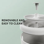 FurryFable Silent Circular Pet Water Fountain | Filtered & Clean