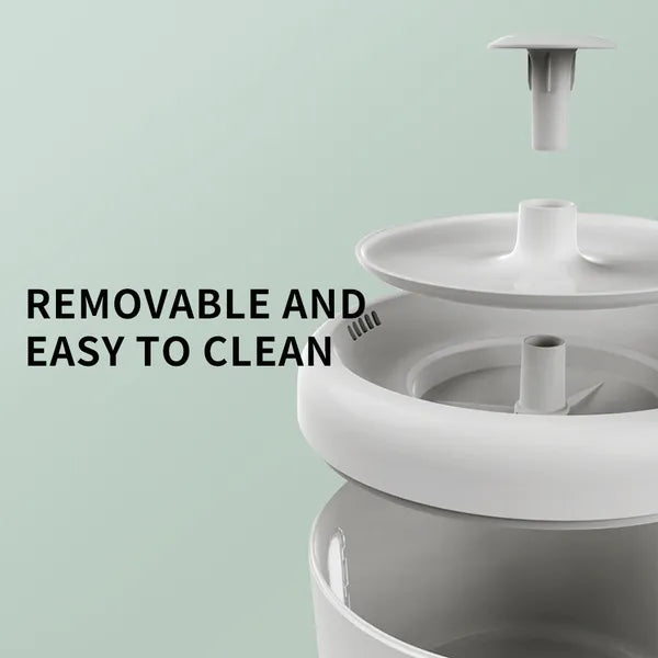 FurryFable Silent Circular Pet Water Fountain | Filtered & Clean