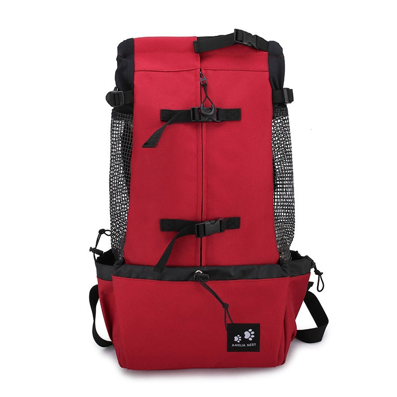 FurryFable Double-Shoulder Pet Carrier Backpack