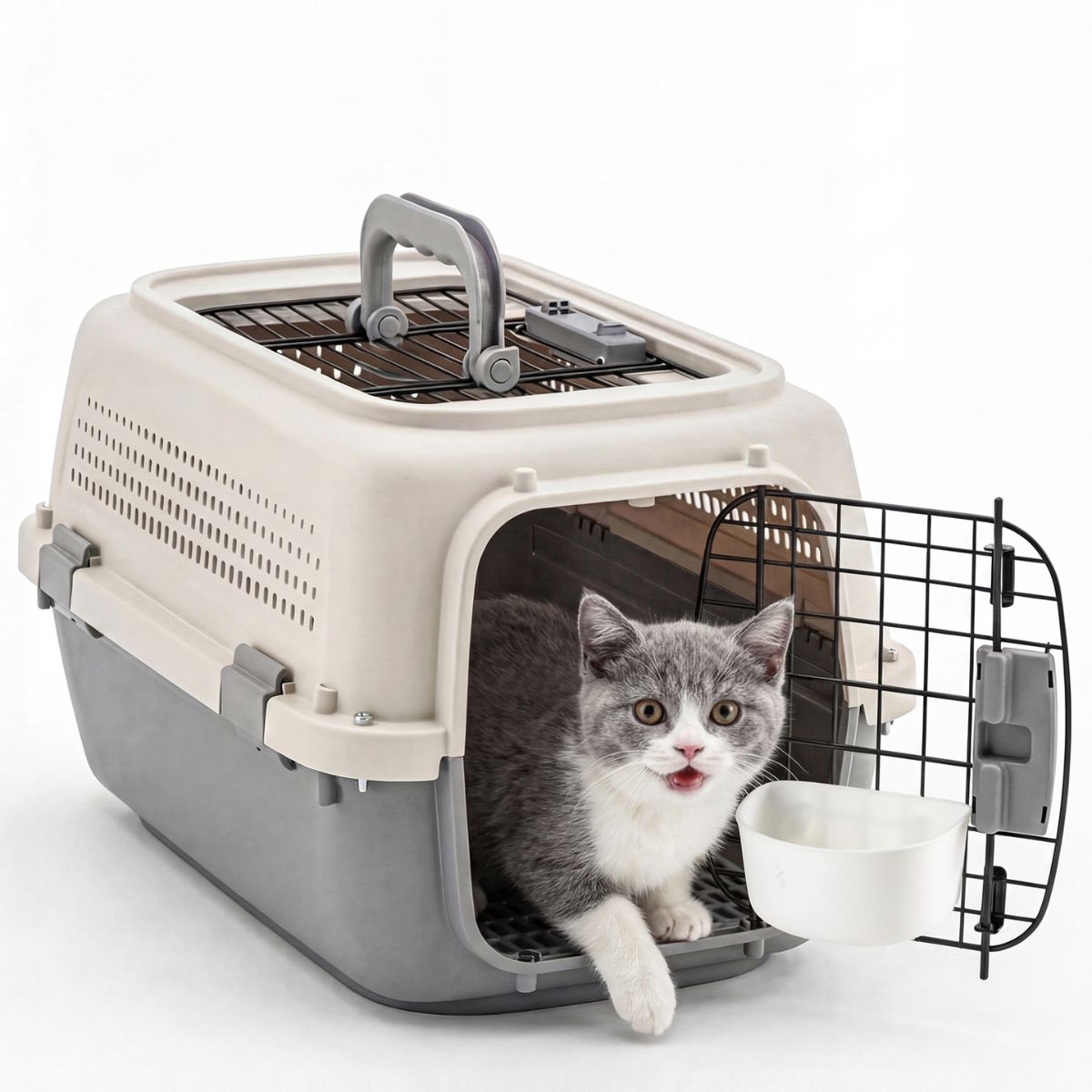 TSA Approved Hard-Sided Pet Carrier | Ventilated Travel Crate