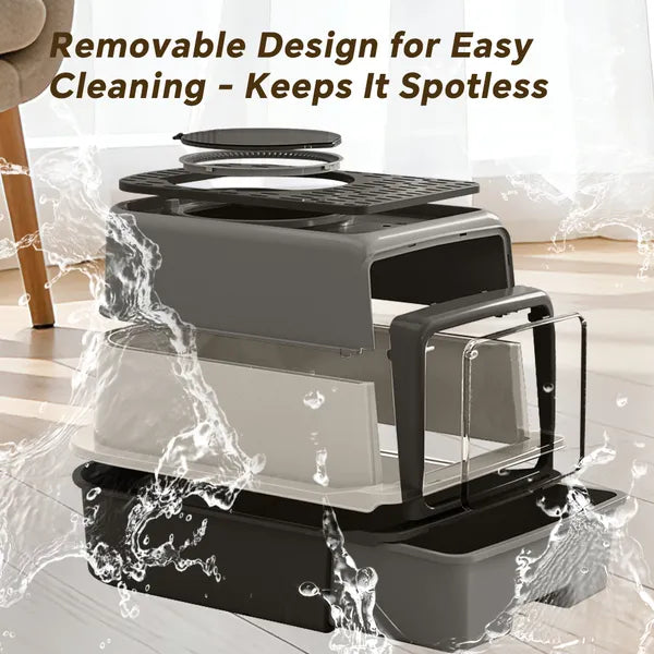 Ultra-Durable Triple Thick Cat Litter Box | Stable & Robust