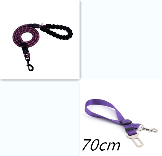 Reflective No-Slip Dog Leash with Soft Foam Handle – Durable Nylon Rope for Small, Medium & Large Dogs
