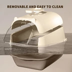 FurryFable Portable Travel Cat Litter Box | Foldable & Easy Storage