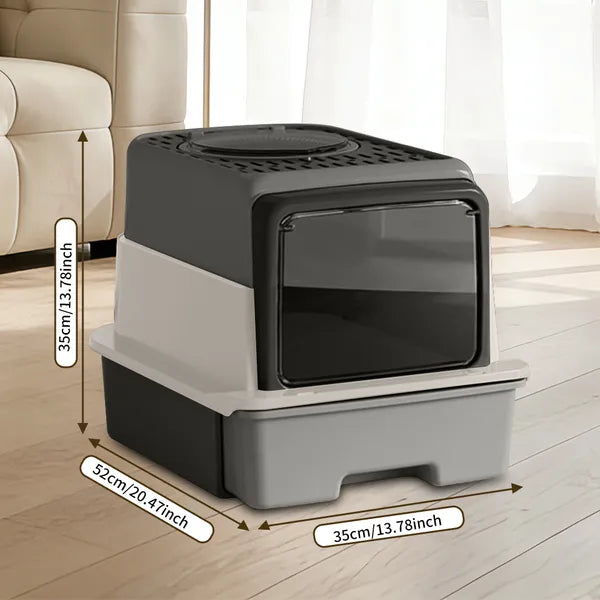 Ultra-Durable Triple Thick Cat Litter Box | Stable & Robust