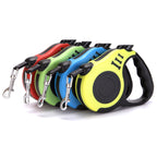 Retractable Dog Leash with One-Touch Brake – Tangle-Free Nylon Lead for Small & Medium Dogs
