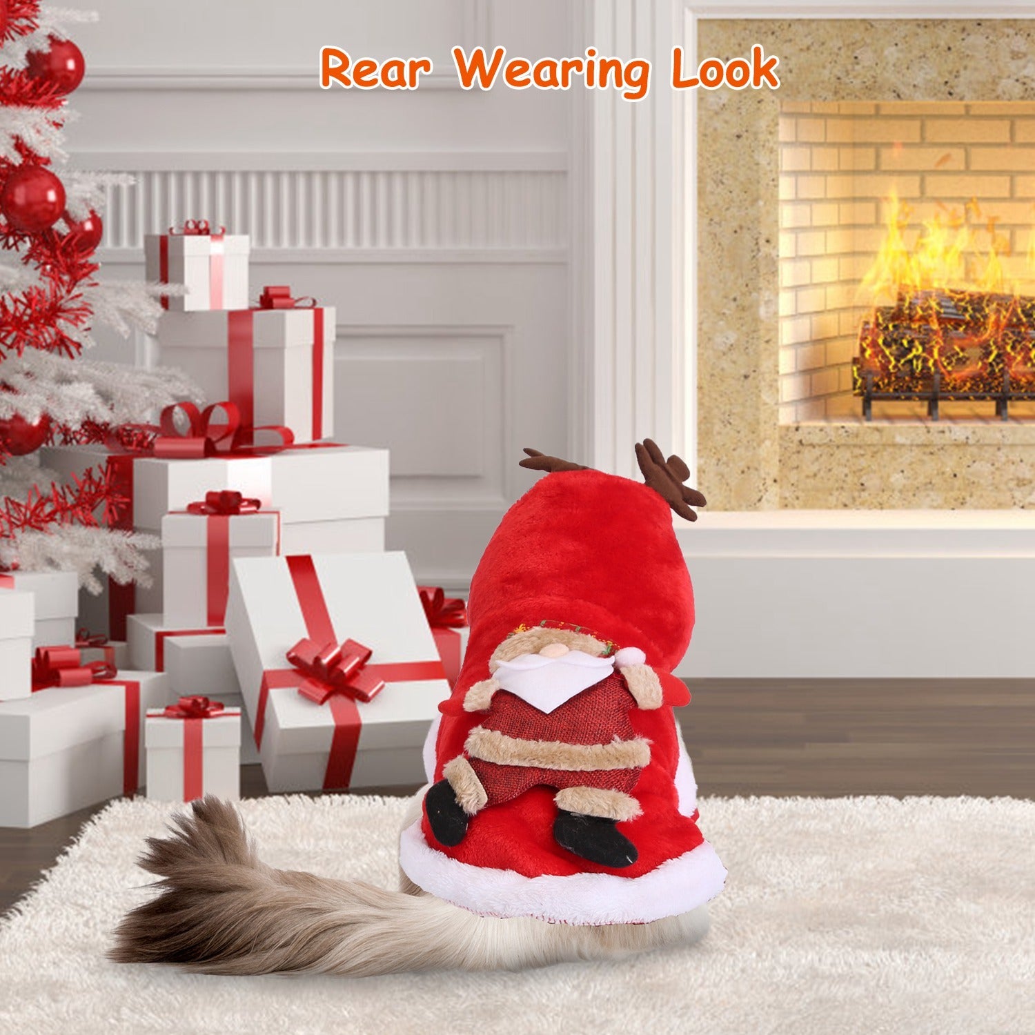 Christmas Pet Costume | Santa & Reindeer Outfit for Dogs & Cats