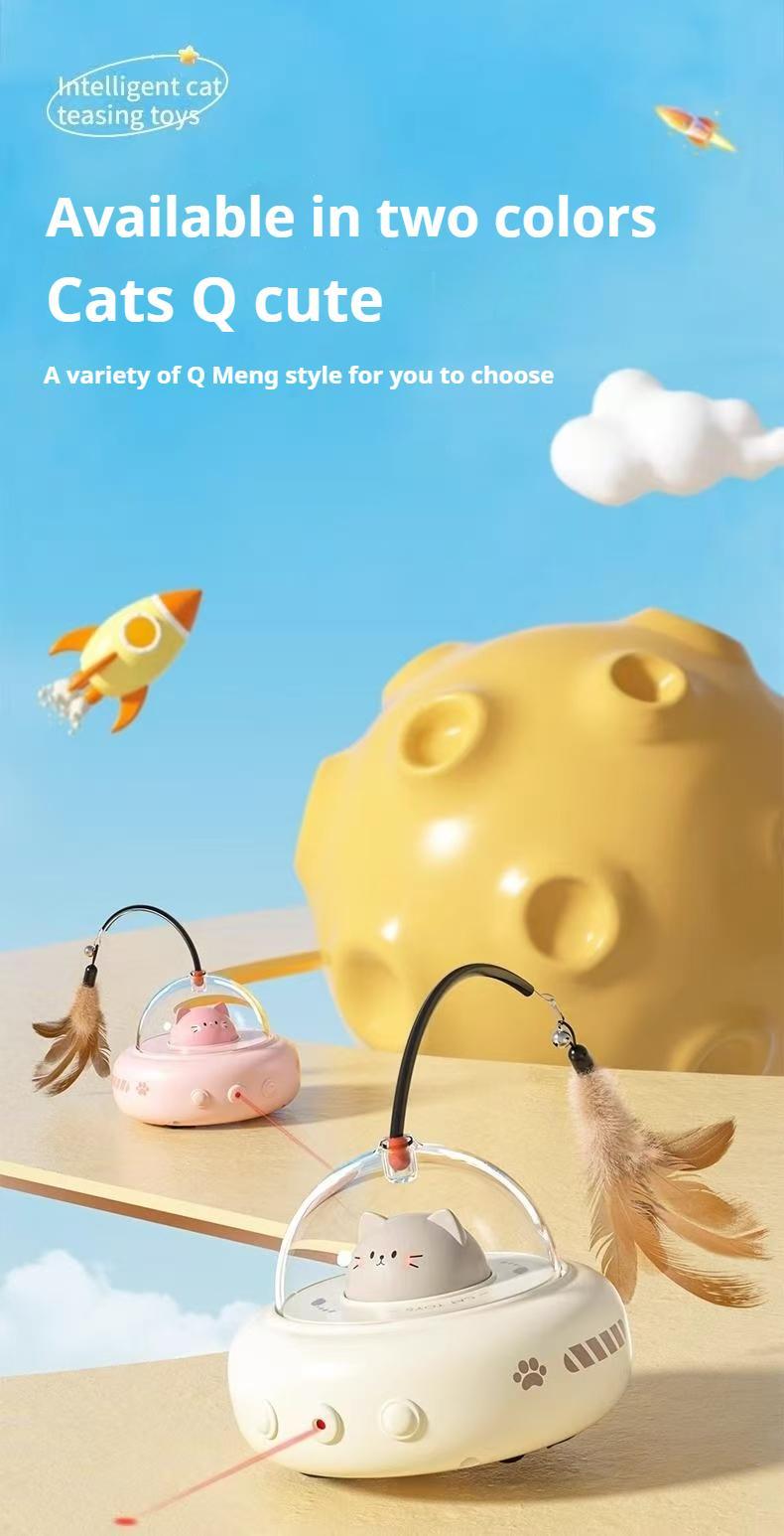 Smart Electric Cat Toy Car – Automatic Laser Pointer for Interactive Play and Exercise