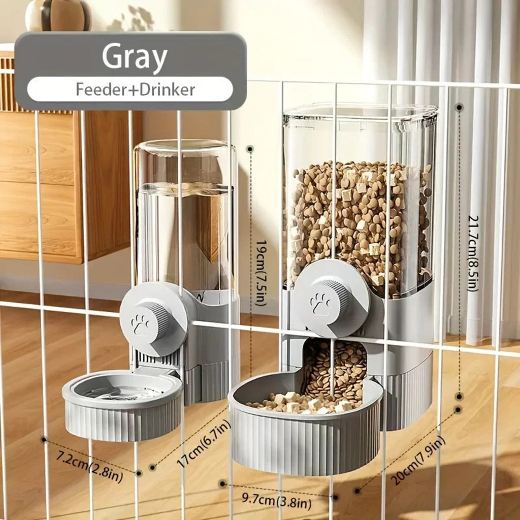 Person easily refilling the FurryFable automatic pet food dispenser