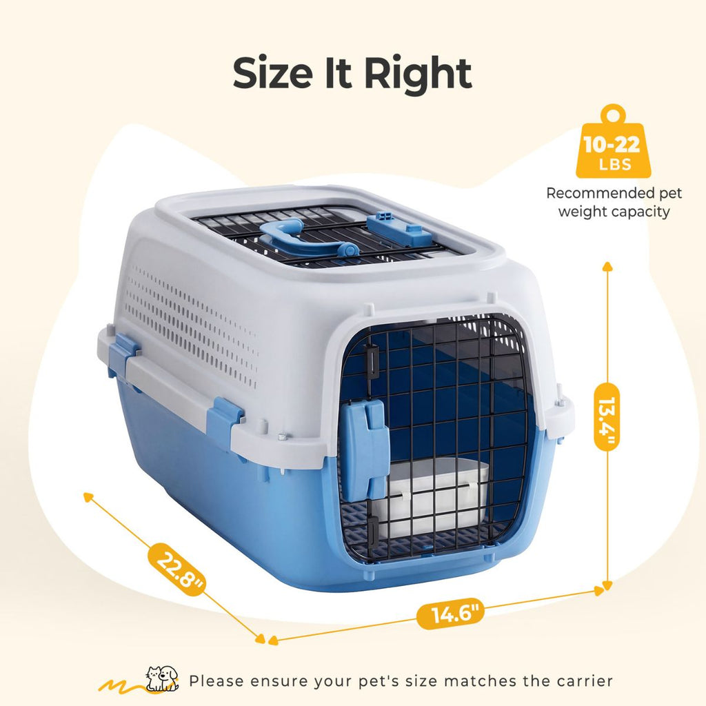 TSA Approved Hard-Sided Pet Carrier | Ventilated Travel Crate