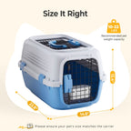 TSA Approved Hard-Sided Pet Carrier | Ventilated Travel Crate