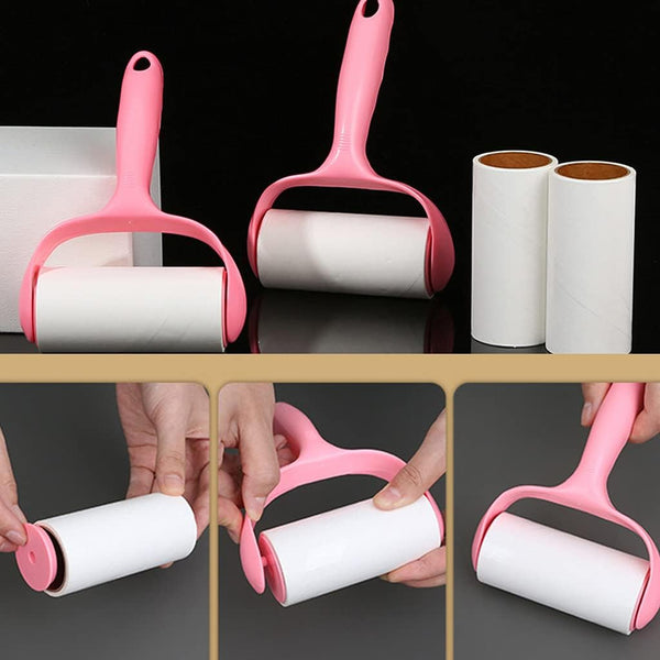 FurryFable Mega Pet Hair Lint Roller Set | Sticky Sheets for Home