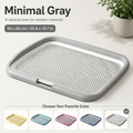 FurryFable Leak-Proof Potty Training Tray with Grate