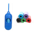 Product packaging of FurryFable dog poop bags, highlighting key features like 'leak-proof'