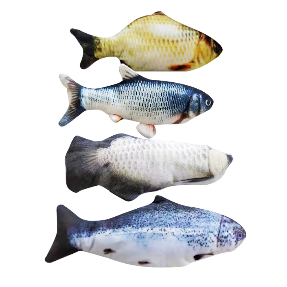 Electric Jumping Fish Toy – Realistic Flopping Fish for Cats (No Catnip Version)