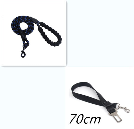 Reflective No-Slip Dog Leash with Soft Foam Handle – Durable Nylon Rope for Small, Medium & Large Dogs