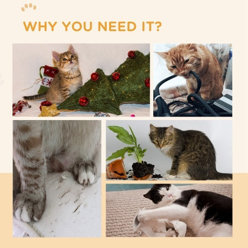 Cat Scratching Boards (4-Pack) | Reversible Cardboard Scratch Pads for Indoor Cats