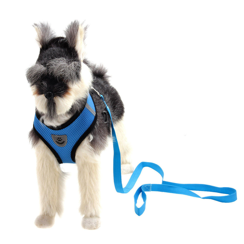 Adjustable No-Pull Mesh Dog Harness