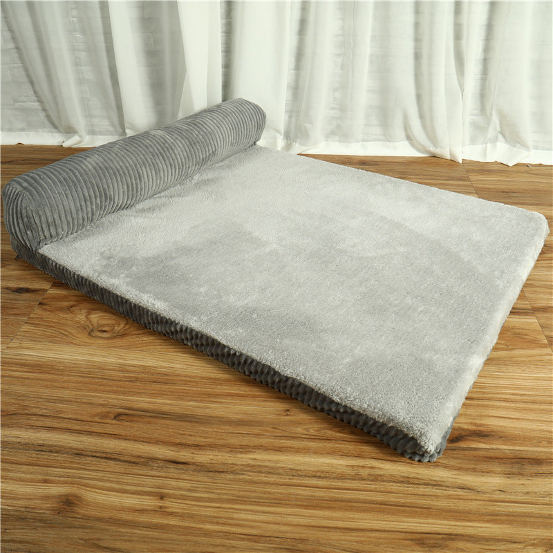 FurryFable Corduroy Pet Sofa Bed in a modern home interior