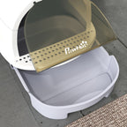 FurryFable Covered Litter Box with Lid & Scoop