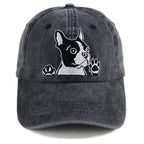 FurryFable Boston Terrier Dog Embroidered Baseball Cap