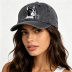 FurryFable Boston Terrier Dog Embroidered Baseball Cap