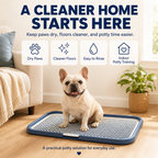 FurryFable Leak-Proof Potty Training Tray with Grate