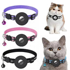 Reflective AirTag Pet Collar | Waterproof Nylon Collar with AirTag Holder for Cats & Dogs