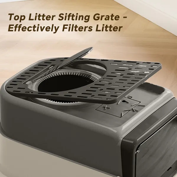 Ultra-Durable Triple Thick Cat Litter Box | Stable & Robust