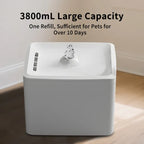 FurryFable Square Pet Water Fountain | Silent & Multi-Layer Filter