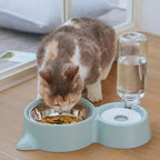 Automatic Pet Water & Food Dispenser – Gravity Feeder for Cats & Dogs