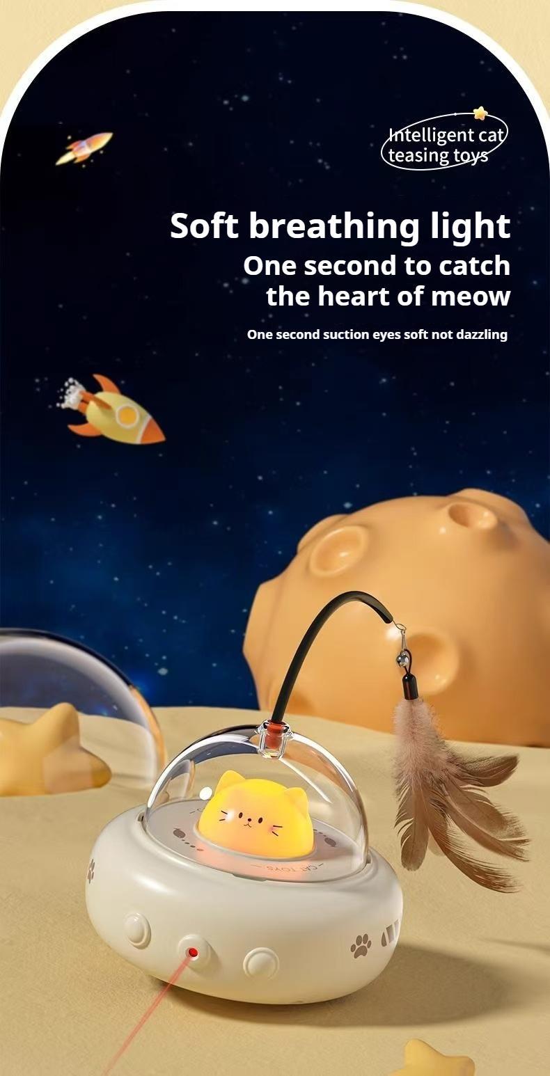 Smart Electric Cat Toy Car – Automatic Laser Pointer for Interactive Play and Exercise