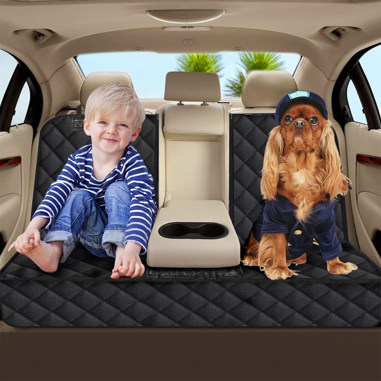 Dog Car Seat Cover | Waterproof & Scratchproof Back Seat Protector