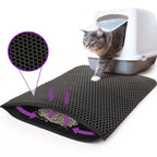 Cat Litter Mat | Honeycomb Double-Layer Waterproof & Non-Slip Pad