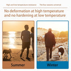 Waterproof Silicone Dog Collar & Leash Set – Soft, Odor-Free, Heavy-Duty & Easy to Clean