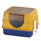 FurryFable Enclosed Cat Litter Box - Odor & Tracking Control