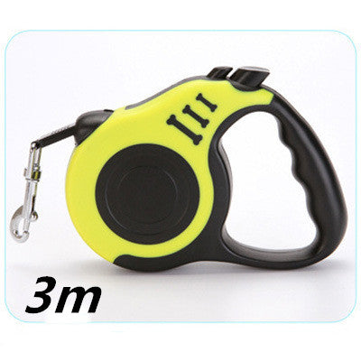 Retractable Dog Leash with One-Touch Brake – Tangle-Free Nylon Lead for Small & Medium Dogs