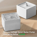 FurryFable Square Pet Water Fountain | Silent & Multi-Layer Filter