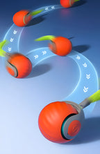 Smart Rechargeable Interactive Cat Ball – Automatic Teaser Toy for Cats | Type-C, Pet Fun & New Year Gift