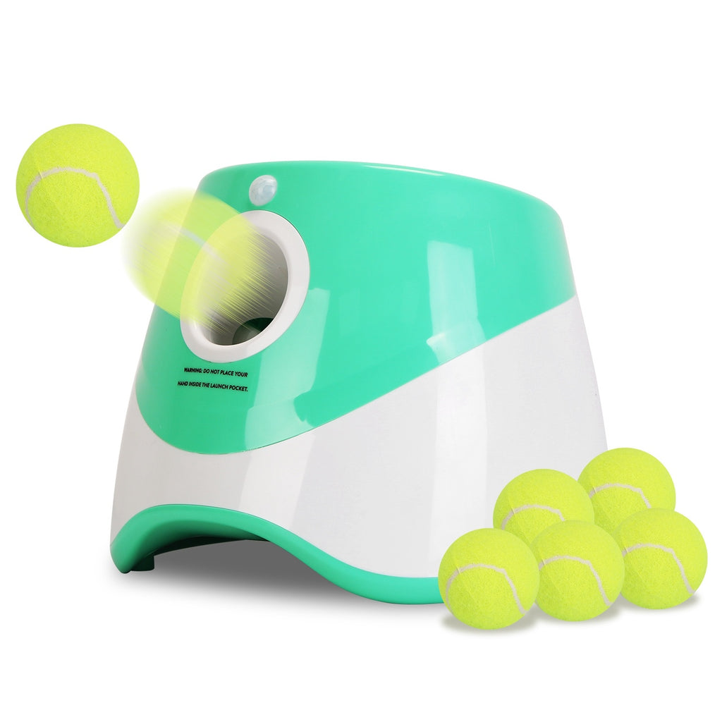 Automatic Dog Ball Launcher | Interactive Fetch Machine for Small & Medium Dogs