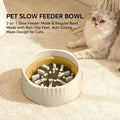 FurryFable Slow Feeder Pet Bowl - Anti-Bloat Digestion