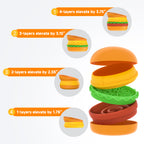 FurryFable Stacked Combo Bowl | Multi-Layer Feeding Set
