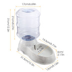 FurryFable 3.5L Gravity Water Dispenser