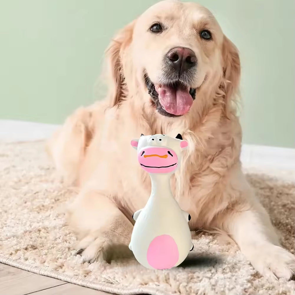 FurryFable Squeaky Latex Chew Toys | 4-Piece Set