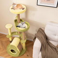 FurryFable Avocado Cat Tower with Private Condo