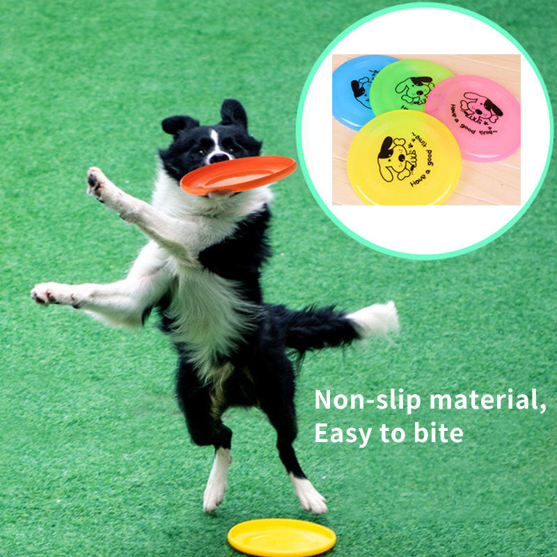 Silicone Flying Disc Toy – Interactive Chew-Resistant Frisbee for Dogs & Cats