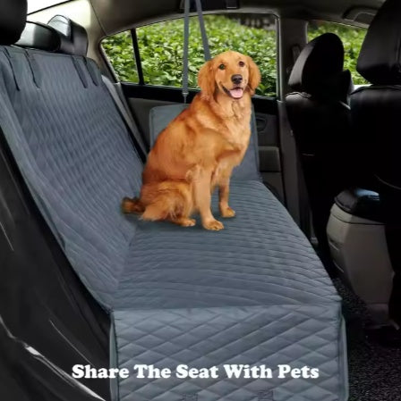 Pet Car Seat Cover | Waterproof Hammock Protector for Back Seat