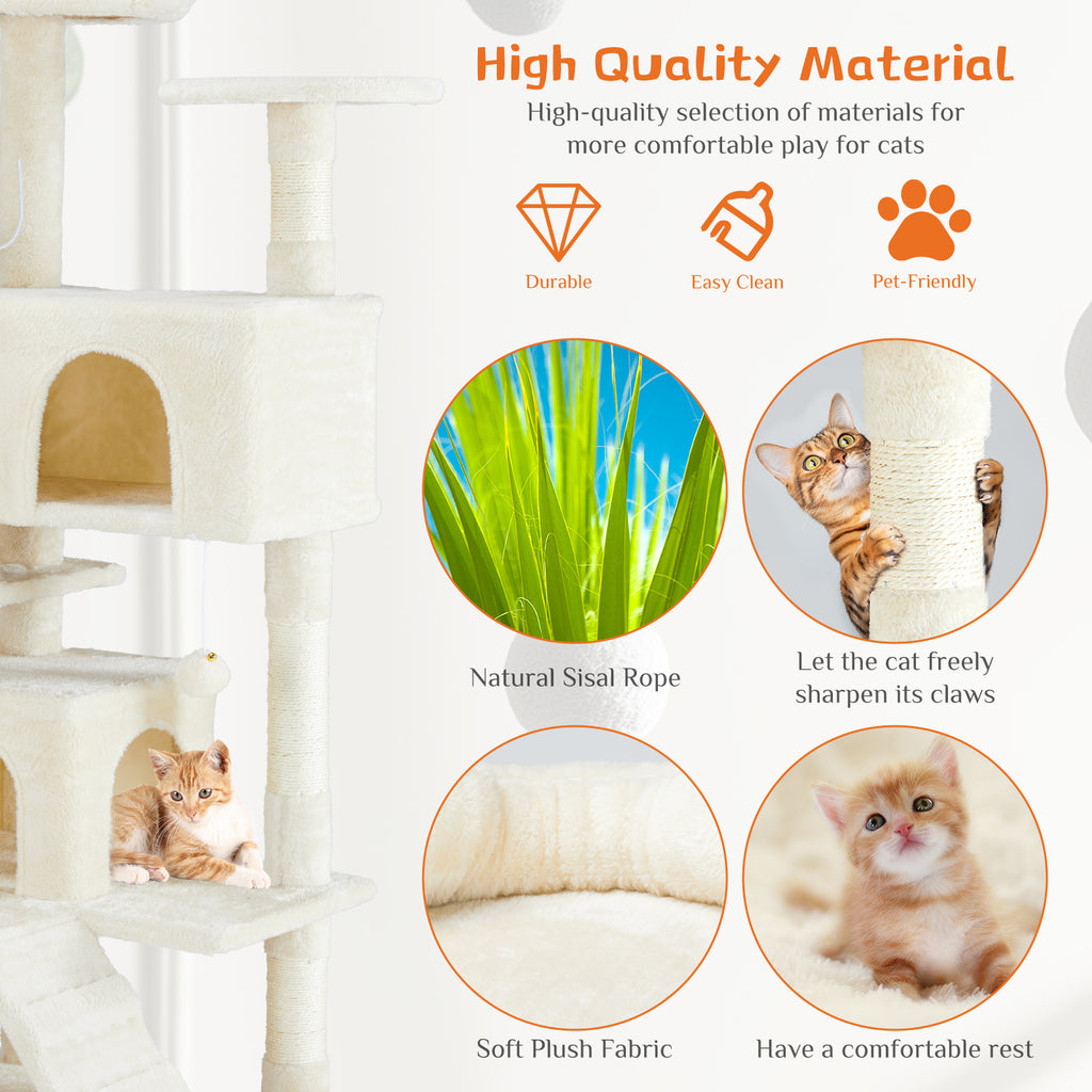 FurryFable Multi-Functional Cat Treehouse | Climbing Frame