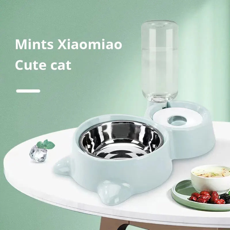 Automatic Pet Water & Food Dispenser – Gravity Feeder for Cats & Dogs